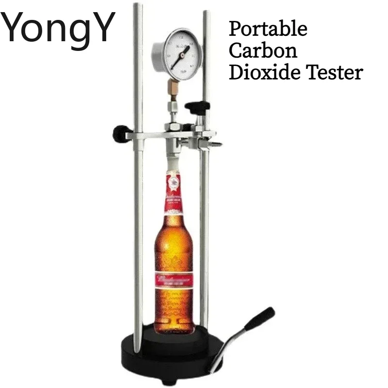7001-A Portable Digital Carbonated Beverage Analyzer; Beer CO2 and Air Content Tester; Dial Pressure Gauge