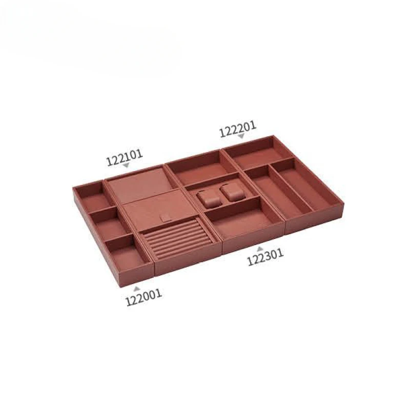 Accessories Packaging Boxes Jewelry Multi-Funcitional Jewelry Storage Box Soft Closing Leather Jewelry Box