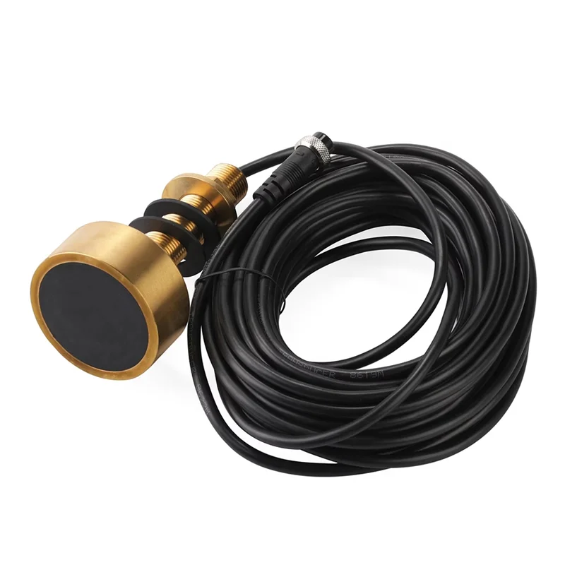 

FYBL-High Power 600W TD-25 Bronze Transducer With 3-Pin Aviation Plug For Advanced Fishing Tools