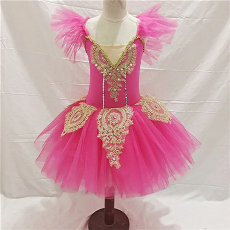 

New Romantic Tutu Girls Ballet Dress Professional Adult Tutu Child Girls Contemporary Ballet Costumes Ballerina Dress Kids