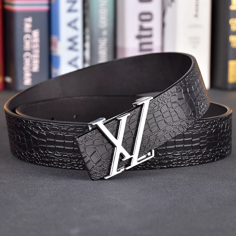 2025 Новый мужской удлиненный ремень, модный коровьей ремень, известный дизайнер, пряжка из нержавеющей стали, 3,8 см, бесплатная доставка по всему миру