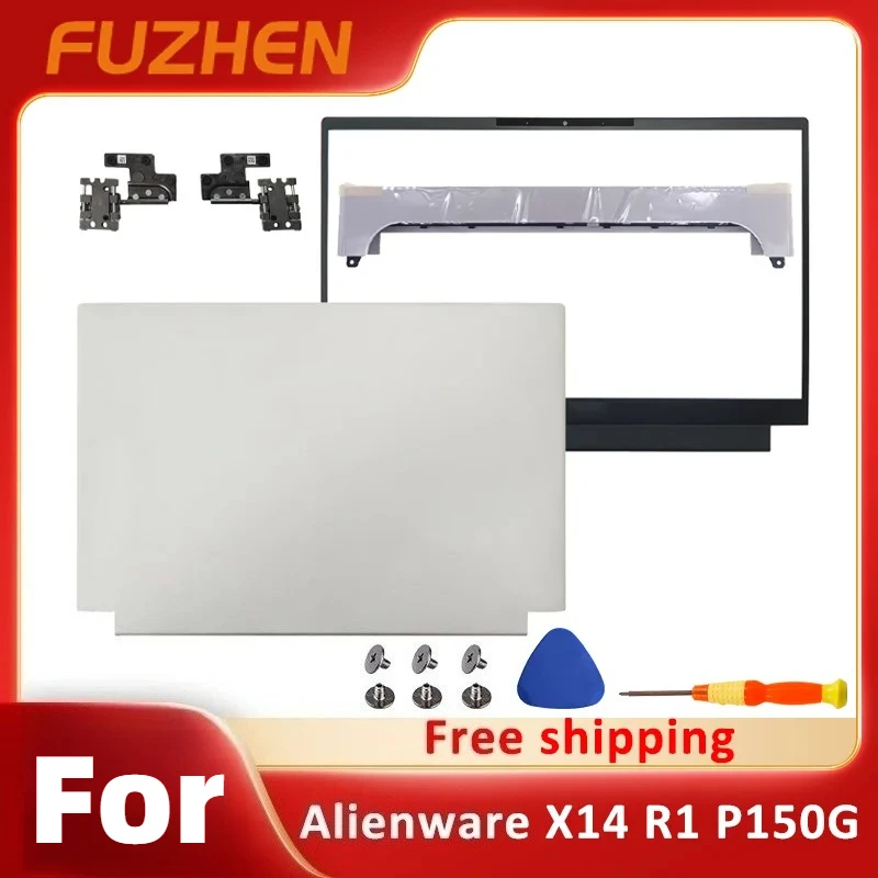 

For Alienware X14 R1 P150G LCD Back Cover/Front Bezel/Air outlet/Screen axis/Screen line/Camera