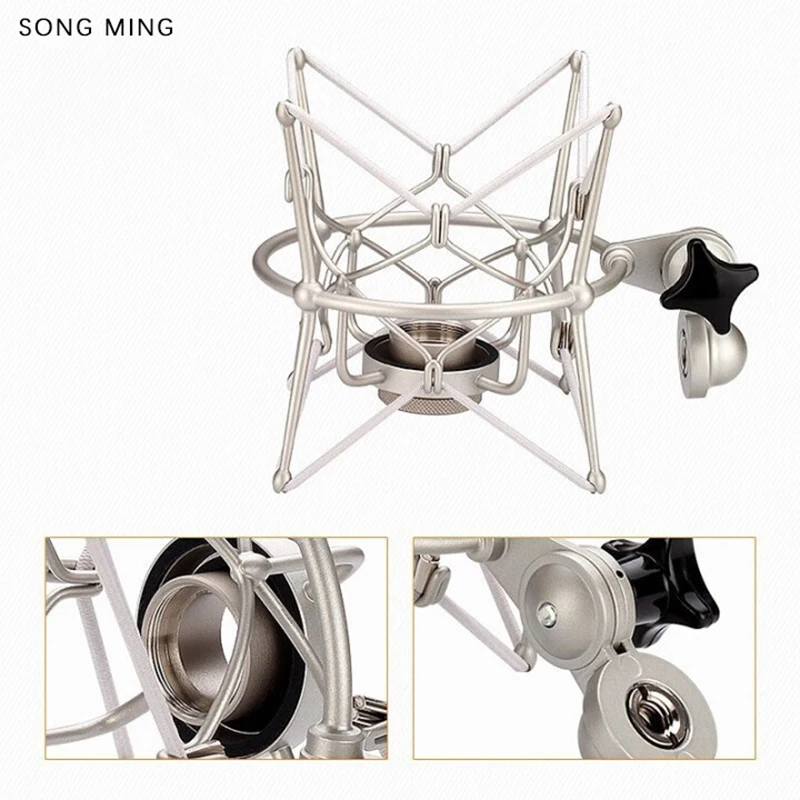 ميكروفون u87ai مكثف احترافي للبودكاست الصوتي عبر XLR Streaming Home Studio Newman style mic #5