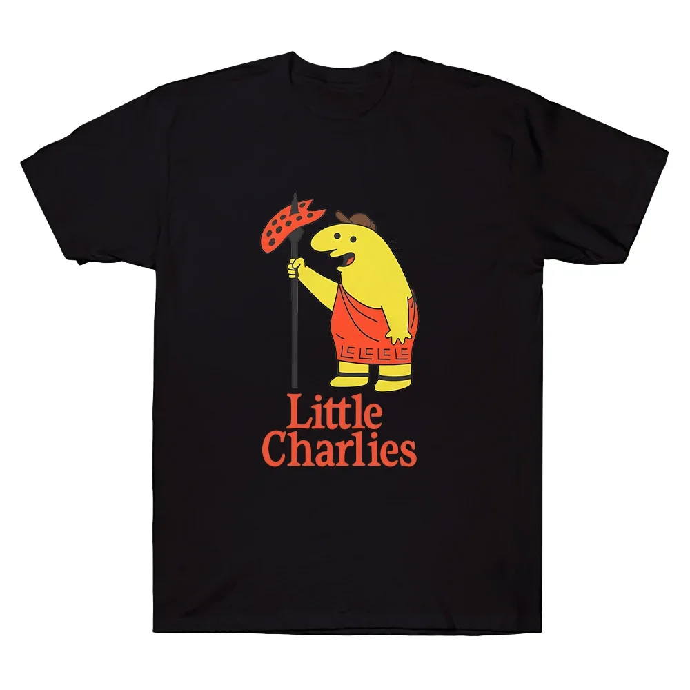 

Women Men Cotton Clothes Little Charlie's Funny Meme T Shirts Smiling Friends Merch T-shirt Unisex Casual Tees Cartoon Print Top