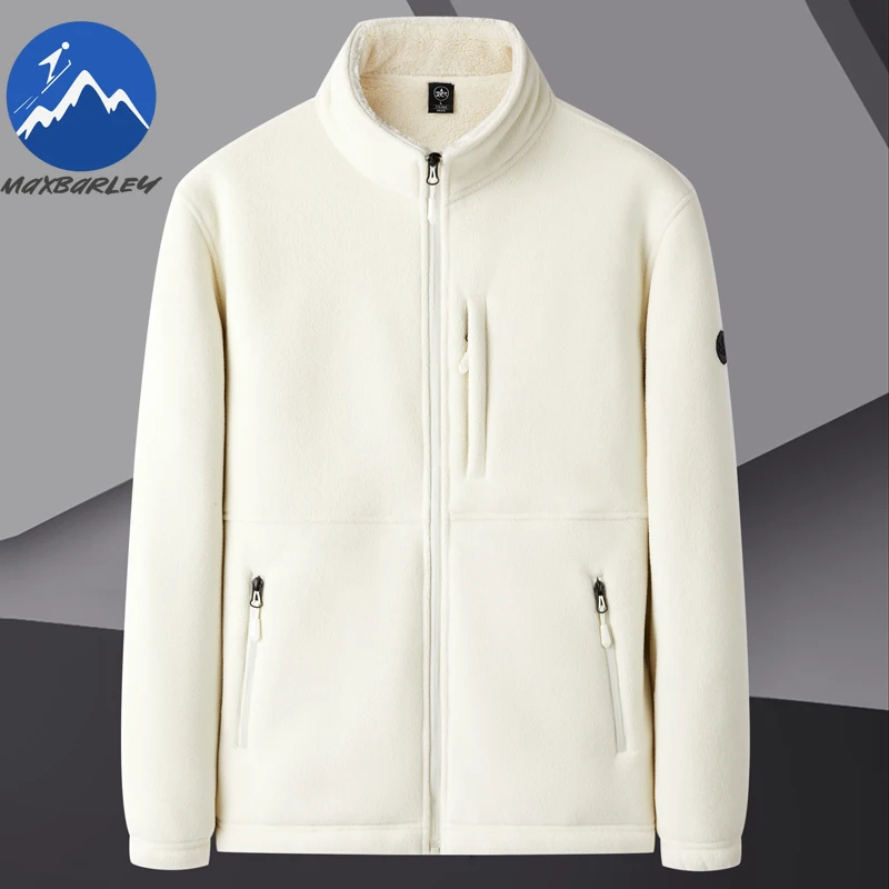 Maxbarley Men Winter Jacket Stand Collar Outdoor Work Warm Windproof Cotton Coat Hiking Comfortable Warm Winter Mens Clothes