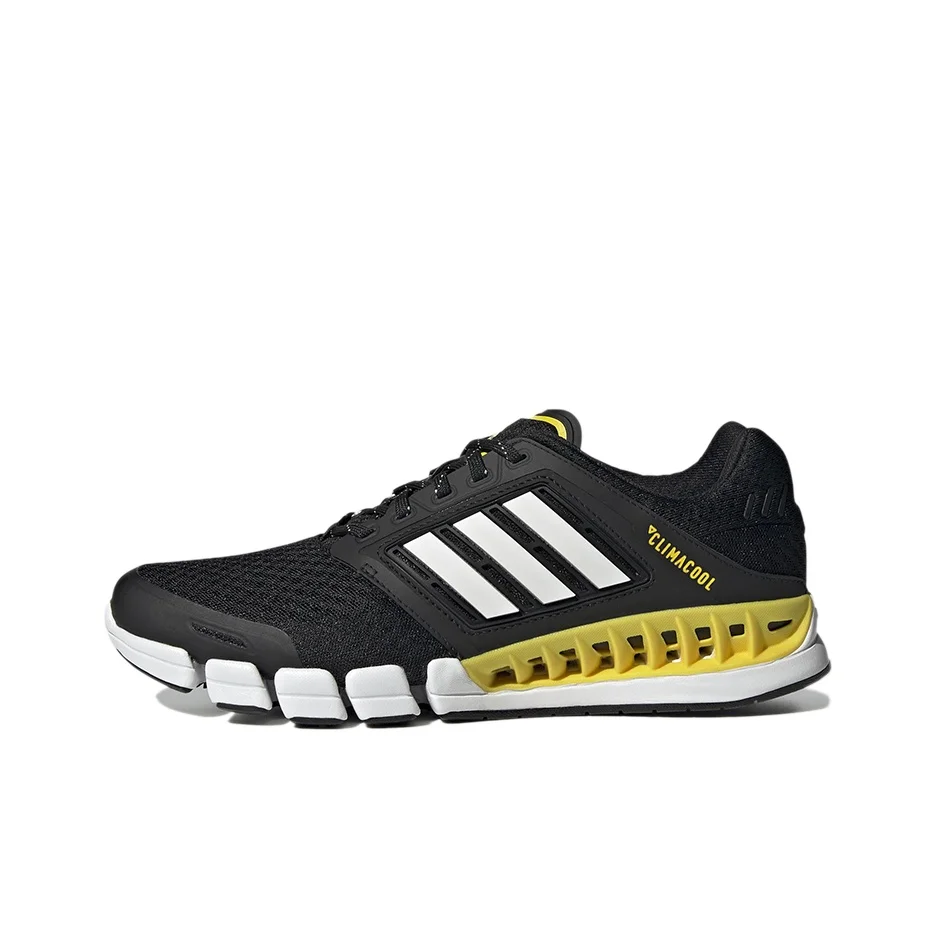 Adidas CC Revolution Fabric Low top Casual Running Shoes Unisex Black White Yellow GV7309