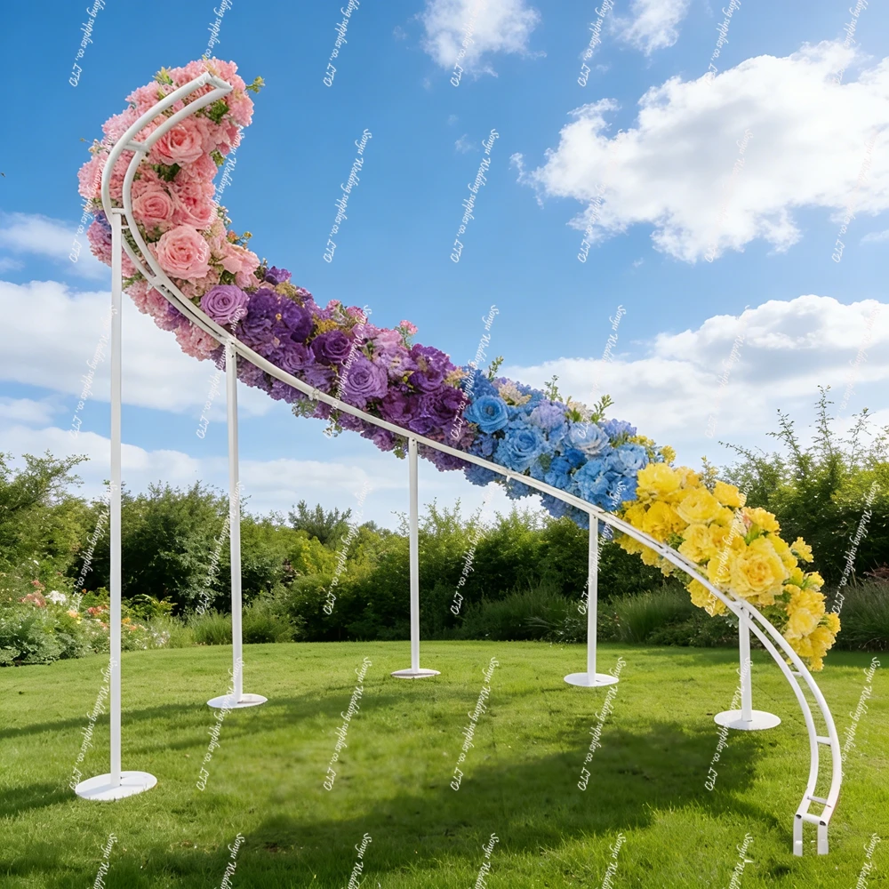 

Свадебная черно-белая металлическая люстра, арка, металлическая выдвижная подставка для свадебного фона для центральной части свадебной сцены