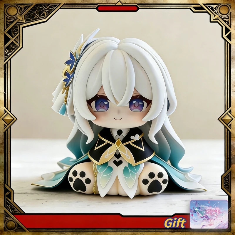 Game Honkai: Star Rail Firefly Anime Cosplay Q Version PVC Model Sitting Posture Desktop Ornament Fans Collection Xmas Gift