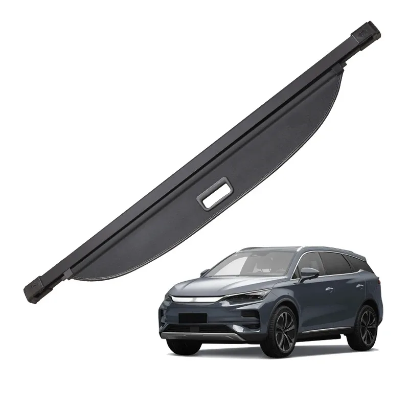 For BYD Tang EV 2018-2024 Folding Trunk Cargo Cover with Waterproof Leather Interior Auto Accessory