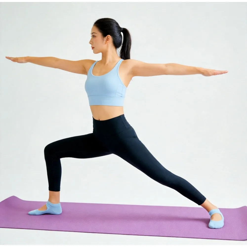 

Backless Yoga Socks Anti Slip Women Professional Pilates Training Dance Trampoline Aerobics Fitness Yoga Socks Clothing