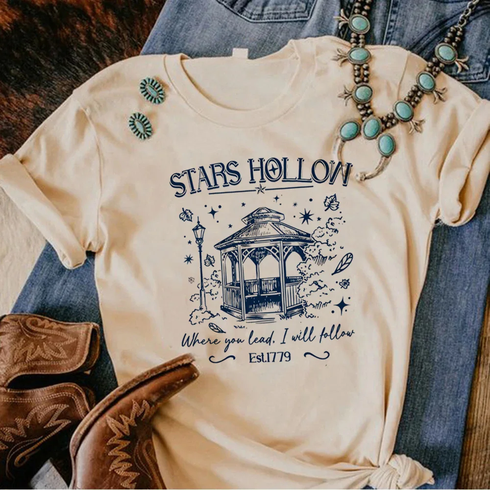 Gilmore Girls top women anime streetwear t-shirts girl designer 2000s comic clothes