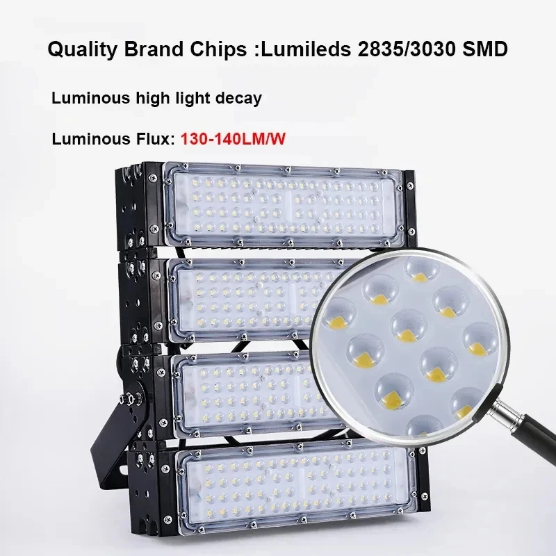 Наружное точечное освещение проектора 200 Вт 300 Вт 400 Вт 500 Вт светодиодный туннельный светильник IP65 водонепроницаемый светодиодный прожектор для стадиона