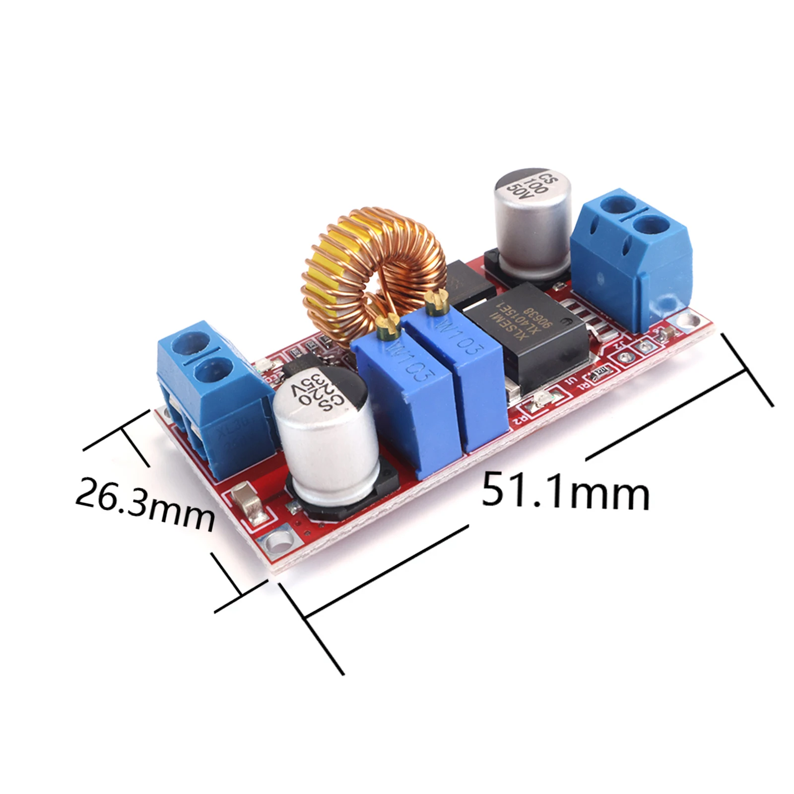XL4015 5A CV Buck Module Step Down Adjustable LED Driver Battery Charger 4-38V 1.25-36V for Arduino for ESP32 DC-DC Power Supply