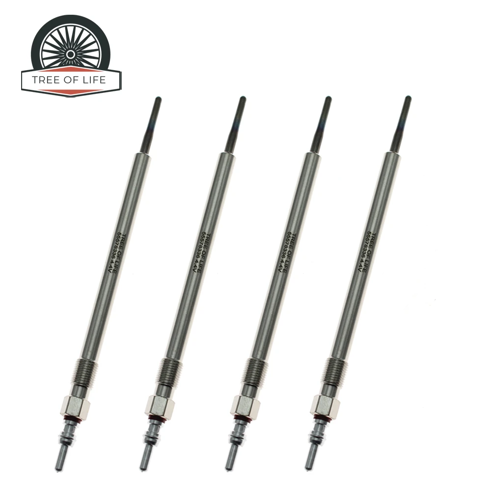 4x NEW Dual Core Heater Glow Plug 4.4V For Vauxhall Zafira C Tourer 2.0 Diesel B20DTH D20DTH B20DTJ D20DTJ 2012-2019 55578336