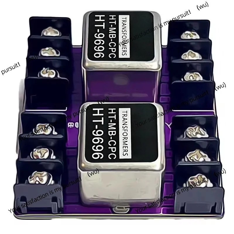 For Balanced and Unbalanced Conversion Audio Isolator HT-9696 Permalloy Audio Isolation Transformer 600:600 20Hz-20KHz