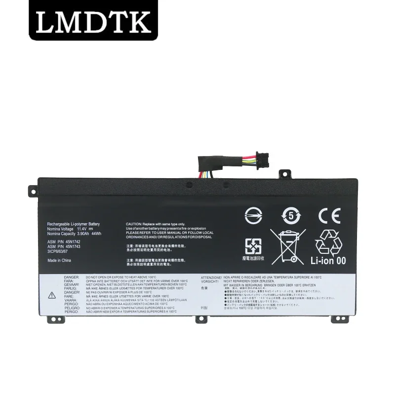 

LMDTK Новый 45N1740 45N1741 45N1742 45N1743 Аккумулятор для ноутбука Lenovo Thinkpad T550 T560 W550 W550S 11,4 V 44WH