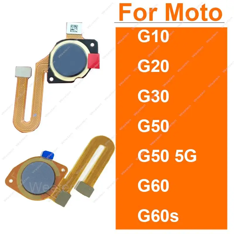 Elastyczny kabel czujnika linii papilarnych do Motorola Moto G10 G20 G30 G50 G60 G60s G50 5G Home Touch ID Ribbon Części zamienne