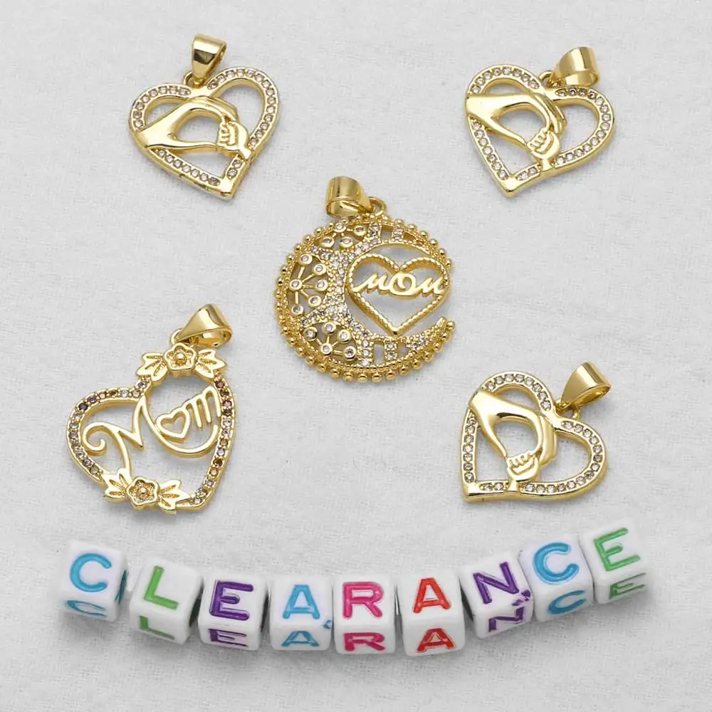 التخليص كريستال المينا مريم العذراء الصليب قلادة قلادة النحاس مطلية بالذهب الدب فراشة الصبي صنع المجوهرات Accessrios CPR