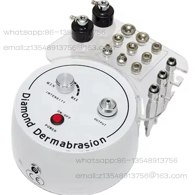 3 in 1 Facial Care Salon Equipment Diamond Microdermabrasion Dermabrasion Machine for Personal Home Use With Diamond Tips