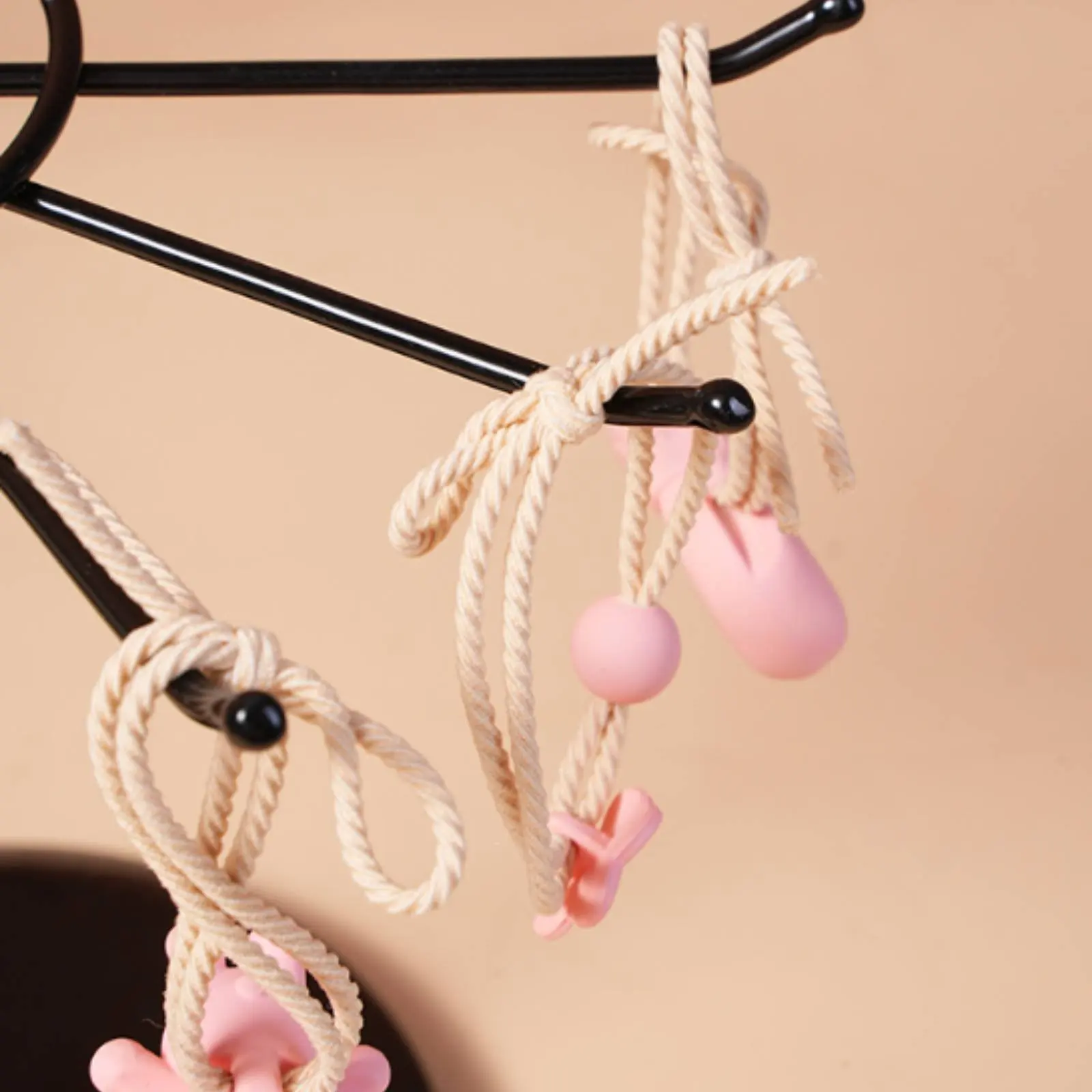 Rotating Jewelry Stand Wrought Iron Jewelry Tree Stand Tiered Accessory Hanger Multi-Tier Countertop Bracelet Display for Closet