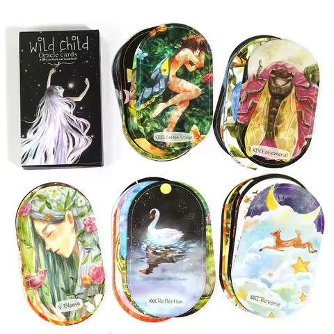 Wild child oracle deck 40 Card Deck Indie oracle deck beautifully illustrated way to knowledge and healing t