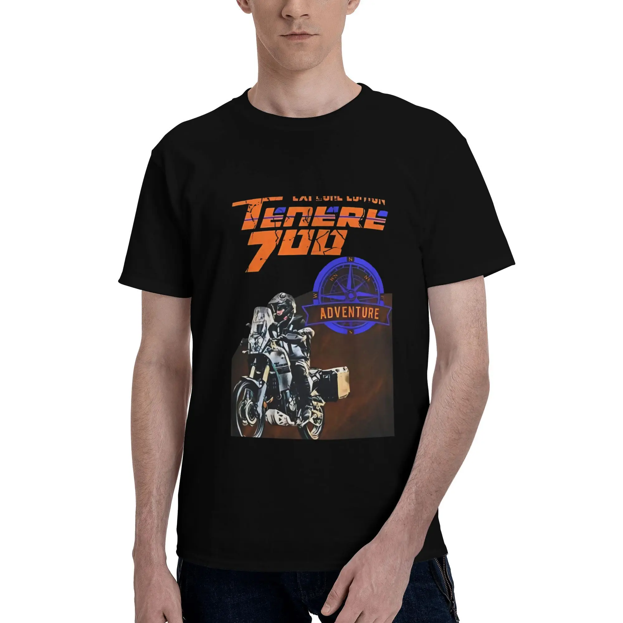 

New 2025 yaer The Motorcycle Brand's Image Promoting Off road Thrills t shirt men sleeve shirt