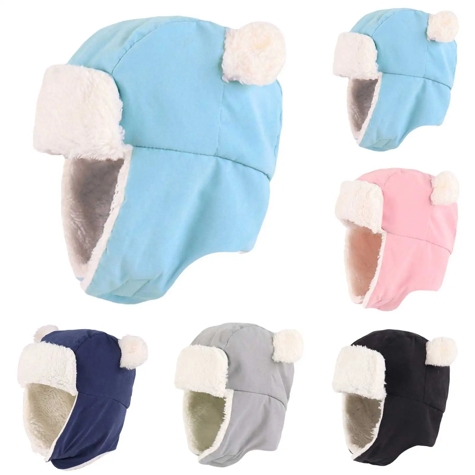 

Fan Hat Trapper Hat With Ear For Toddlers Kids Warm Fleece Lined Winter Earflap Hat For Boys Girls Adventure Hats for Kids
