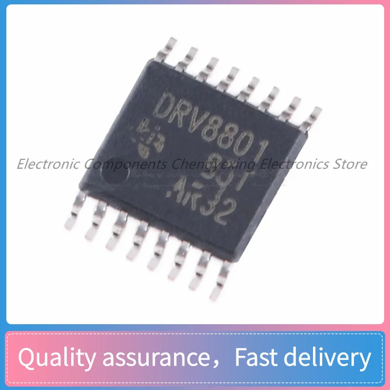 

2pcs DRV8801PWPR HTSSOP-16 2.8A Brush DC motor driver chip