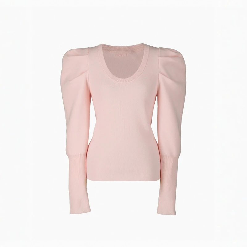 

Вязаный однотонный топ Torowee: Новинка, модный женский лонгслив из полиэстера