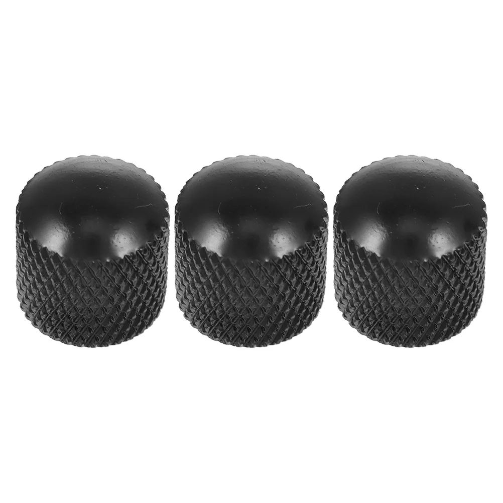 

3Pcs Electric Guitar Volume Knobs Metal Durable Replacement Caps Ideal for Bass Guitar Accessories Volume Knobs