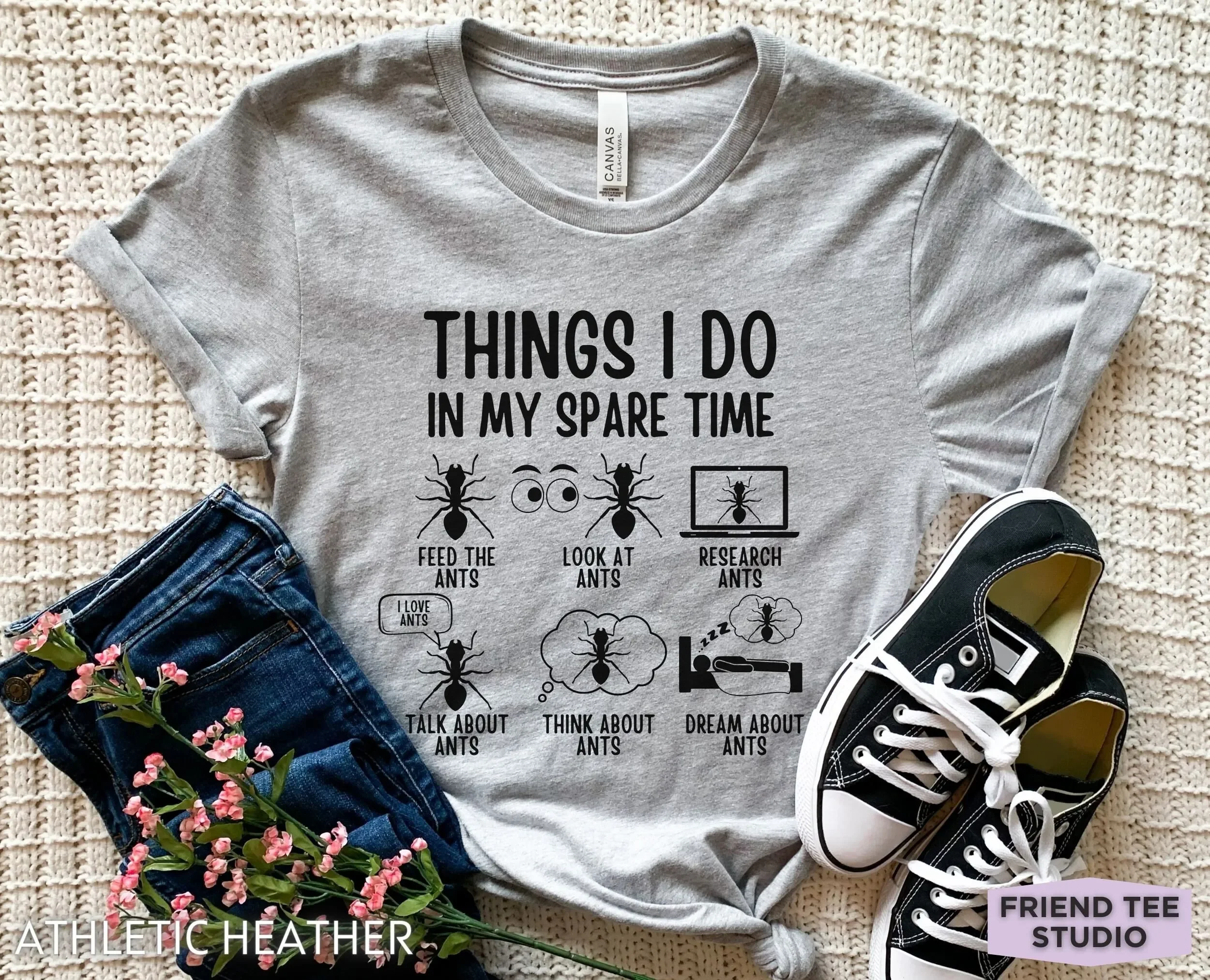 AnT T Shirt Funny s Keeping Girls Black Garden Myrmecology Keeper