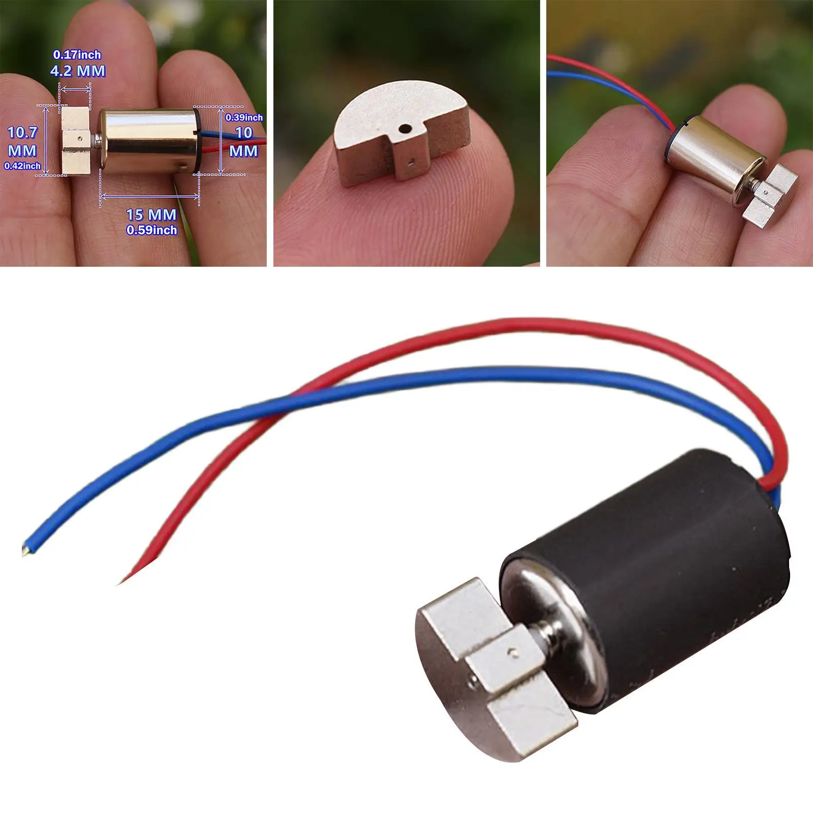 มอเตอร์สั่นขนาดเล็ก DC 3V 0.25A สำหรับอุปกรณ์อิเล็กทรอนิกส์ของเล่นอิเล็กทรอนิกส์