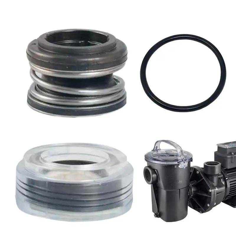 Pool Pump Seal Assembly Unbreakable Pool Pump Parts Set PVC Complete Easy Installation Pump Parts Set Perfect Match For