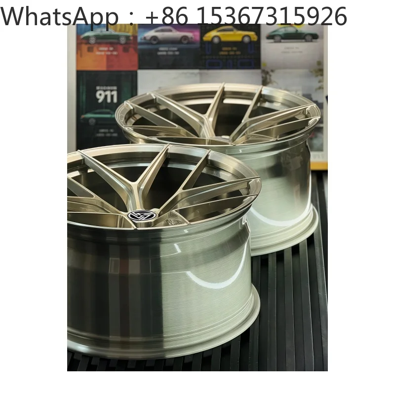 

Custom Deep Concave Brushed Polished 1-Piece Alloy Forged Wheels 18-22 Inch 5x114.3 5x108 5x120 Racing Car Rims
