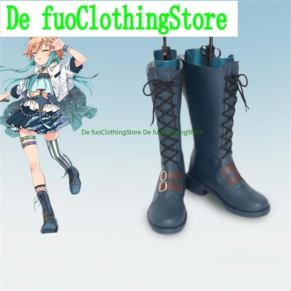 

THE IDOLM@STER Ninomiya Asuka Обувь для косплея Сапоги Игра Аниме Вечеринка Хэллоуин Рождество DefuoClothing Магазин обуви