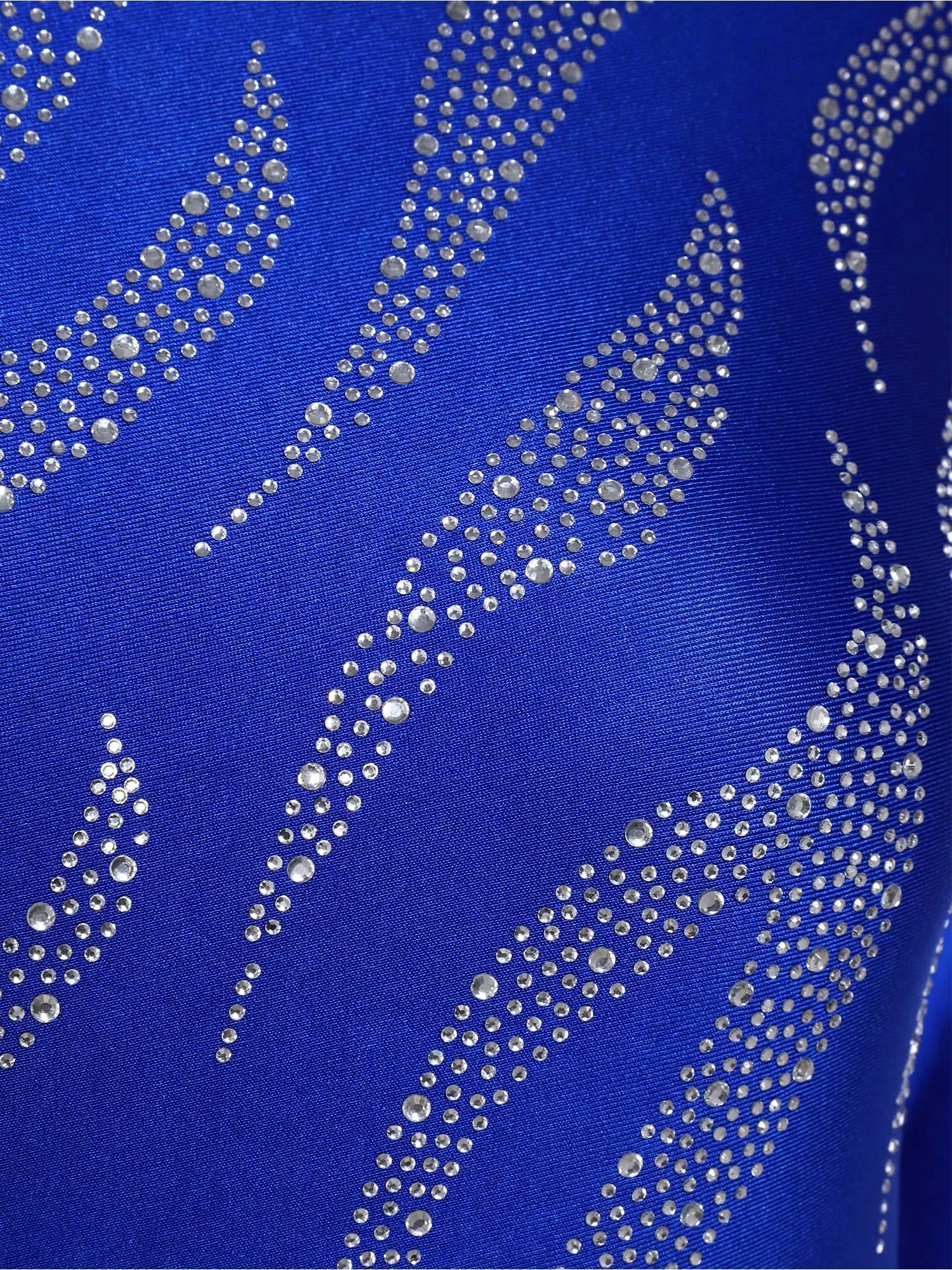 

Women Modern Lyrical Dance Dress One Shoulder Mock Neck Cutout Back Color Block Split Asymmetrical Hem Dress Performance Costume