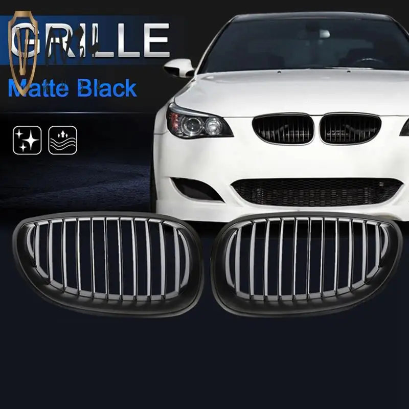 

AV34-Car Front Kidney Racing Grille Modification Sport Grilles For BMW E60 E61 M5 Series 2003-2010