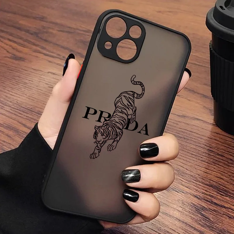

Fashion tiger pattern Phone Case For OPPO A98 96 94 93 92 91 83 78 73 72 59 58 57 56 55 ACE2 Frosted Translucent Funda Cover