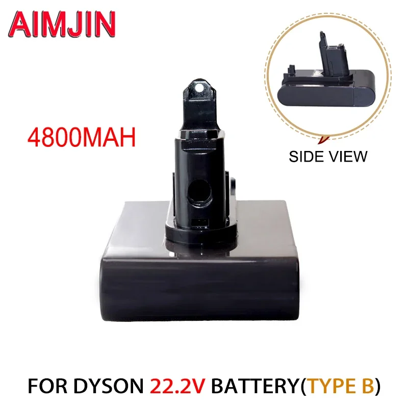 

22.2V 4800mAh ( Only Fit Type B ) Li-ion Vacuum Battery for DC35, DC45 DC31, DC34, DC44 Animal