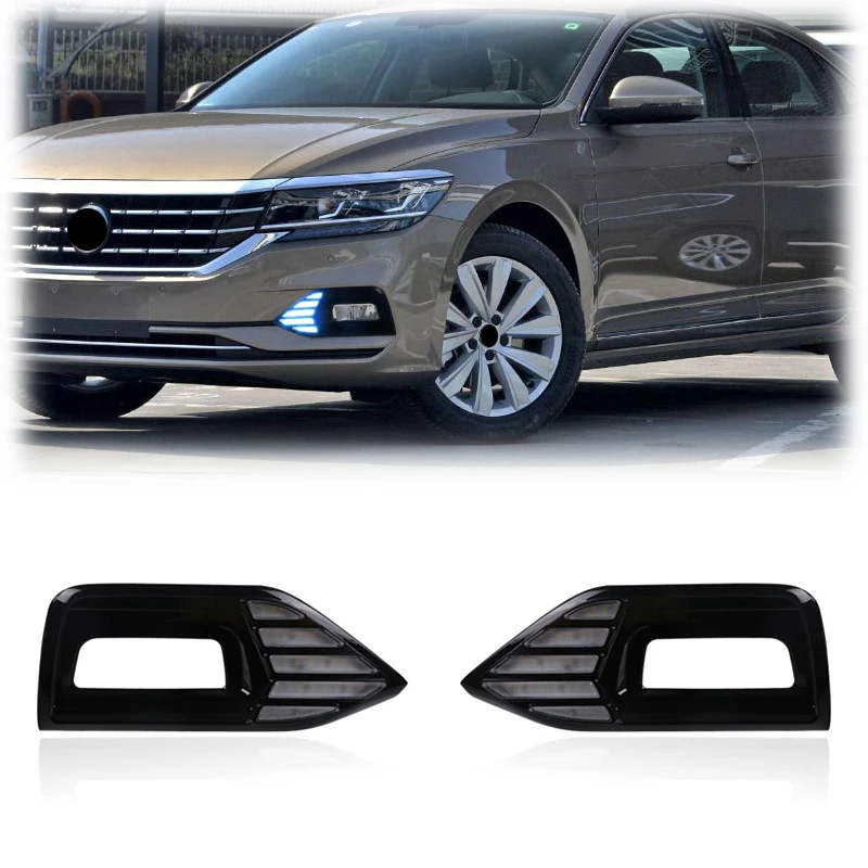 

Светодиодный указатель поворота, дневные ходовые огни, стоп-сигнал для Passat 2018–2019 Противотуманные фары