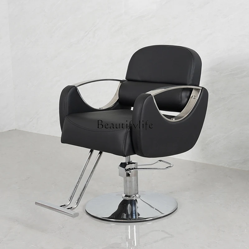 

Hair Salon Special Perm and Dye Barber Shop Chair Simple Reclining Chair High-end