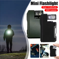 G5 Mini EDC Flashlight 400Lumens Rechargeable Portable Pocket Flashlight Torch 180° Rotating Head for Outdoor Hiking Emergency