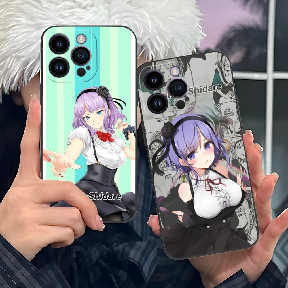 Dagashi Kashi Hotaru Shidare Mobile Phone Case for iPhone 16 15 14 13 12 11 X XR XS 8 7 Pro Max Plus Mini Black Cover Shell image 4