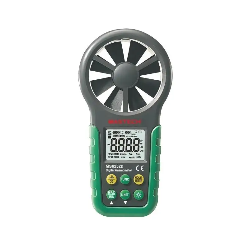 MASTECH MS6252D MS6252A MS6252B Digital Display Wind Speed Instrument Temperature and Humidity Meter