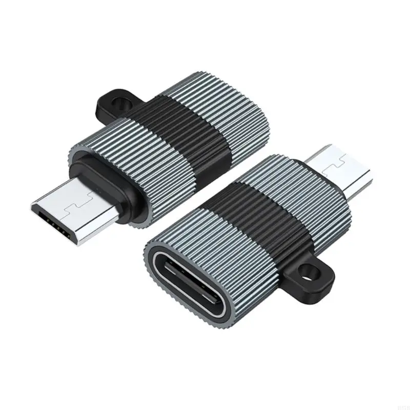 H37B MicroUSB к адаптеру типа C, MicroUSB MARUSB MALE -TYPER -CONTENTORS 480 Мбит / с.