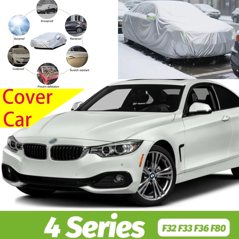 

For BMW 4 Series F32 F33 F36 F80 2013-2017 Full Car Covers Outdoor Sun Anti UV Rain Snow Dust Protection Oxford Cloth Accessorie