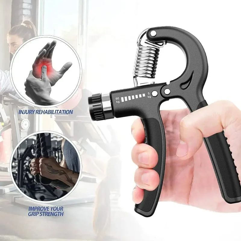 5-60 kg Handgriff-Stärkungsgerät für Fitnessgeräte, Greifer, Unterarm-Trainingsgerät, Griffe, Übung, Hände und Finger, Trainer, Muskelfitness