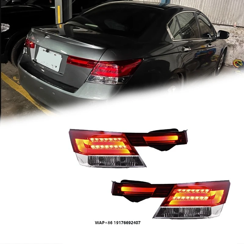 

FT Car Lights forHonda 8th Gen Accord Taillights 2008-2013 LED Tail Lamp Dynamic Turn Signal Light Car Taillights Assembly