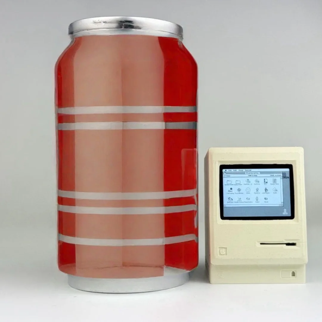 كمبيوتر ريترو ماكينتوش الصغير - شاشة عرض 2 بوصة كمبيوتر صغير متعدد الوظائف لألعاب الحنين وشاشة سطح المكتب #4