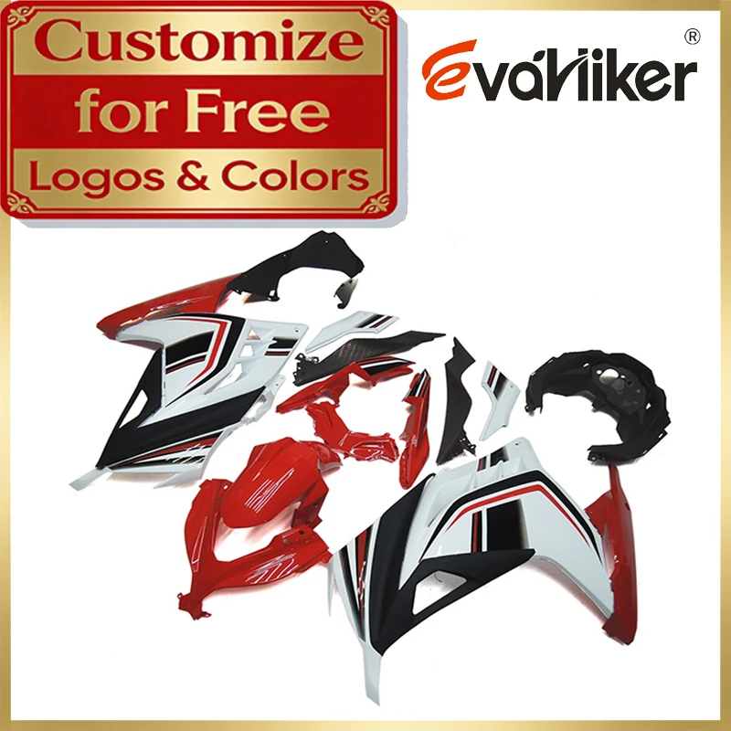 

Motorcycle Fairing For Kawasaki 300 EX300R 2013 2014 2015 2016 2017 red white black 13-17Injection Mold ABS Plastic Fairing Kit